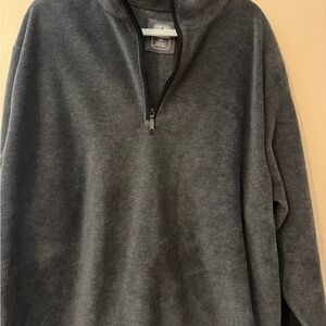 Athletech Men's Zip-Up Sweater - Charcoal